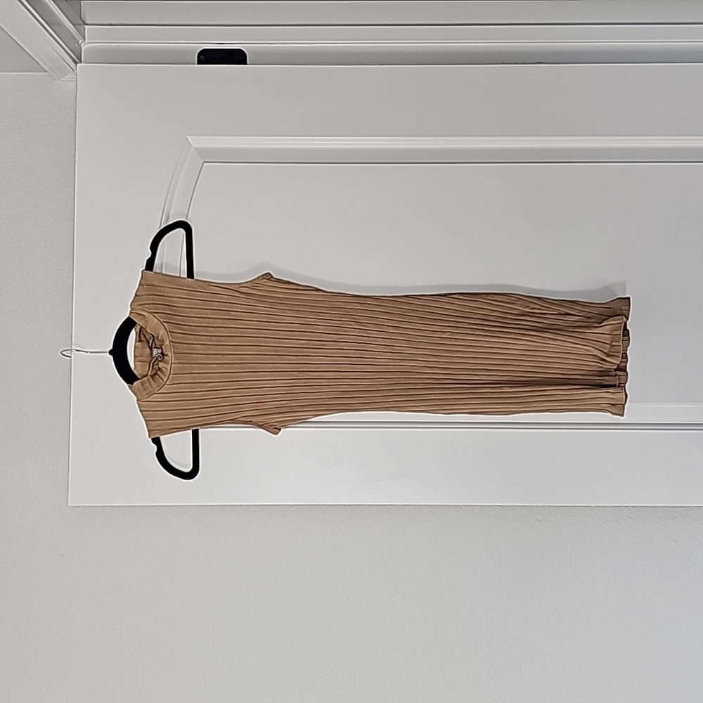 ASOS Ribbed Midi Cotton Dress